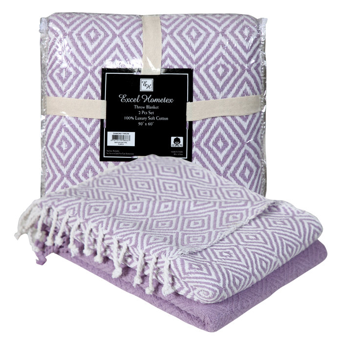 Excel Hometex Handmade Organic Throw Blanket & Reviews Wayfair